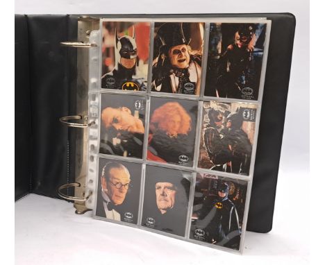 Topps Stadium Club, Fleer Ultra Batman Trading Card Group &amp; Binder including: 1992 Batman Returns 1-100, Batman returns 1
