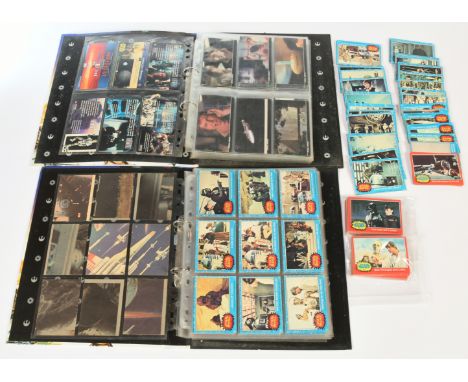 Topps Star Wars vintage Trading cards blue border 1-66, red A 1-66, red 67-132, (with over 50 spare blue cards) assortment of
