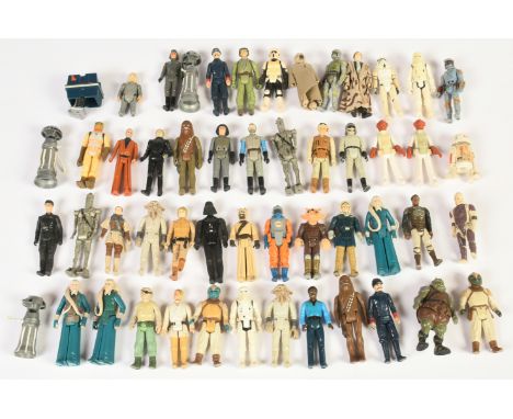 Assortment of Kenner Star Wars vintage 3&amp;3/4 'beater' action figures. Condition Poor to Fair.