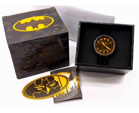 Fossil DC Comics Batman Watch LL1039, LE 127/3000, COA, untested but appears unused (still has labels and face protector on),