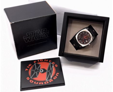 Fossil Star Wars Tie Fighter Squadron Watch, LL-1047, LE 524/1000, untested but appears unused (label/face protector still pr