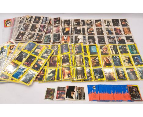 Topps Batman Trading Cards group including: 1989 Batman Series 1 picture card series 1-132, 22 stickers, Series 2 picture car