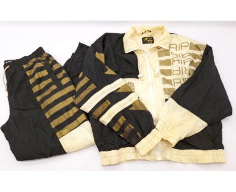 Gazza For RIP, Paul Gascoigne tracksuit, size small, shown worn by the player on the sleeves to his record (replica), Fair (w