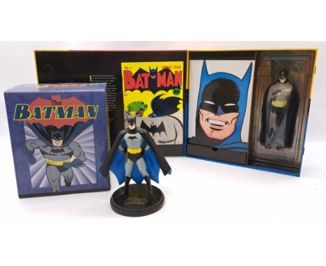 Batman collectors pair including: The Batman Masterpiece Edition: The Caped Crusader's Golden Age Collectors set, The Batman 