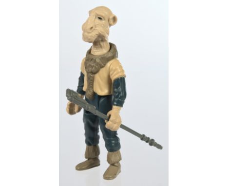 Kenner Star Wars vintage loose action figure Yak Face with Staff Last 17. Condition Good to Excellent (minor paint loss on ba