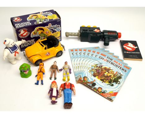 Kenner The Real Ghostbusters mostly loose figures, vehicles &amp; others, to include Highway Haunter &amp; others. Fair to Go