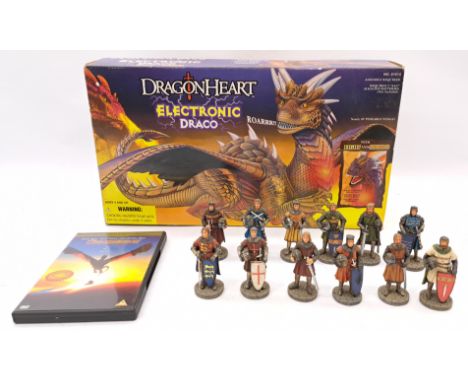 Kenner DragonHeart Electronic Draco #61614, Dragonheart DVD & Knights of the Round Table Sculpture Figures, unchecked for com