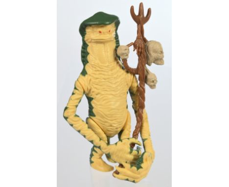 Kenner Star Wars vintage action figure Amanaman with staff Last 17. Condition Good to Excellent (staff has bend)