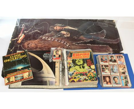 DC Comics Superman 1978 trading cards (white) 1-77 (with spares), assortment of Red Superman 1978 cards,&nbsp; Scandecor Star