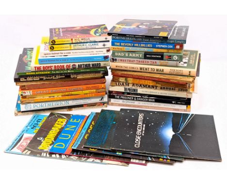 TV &amp; Film book/magazine group including: Mars Attacks! the art of the move by Karen R. Jones; The Prisoner an illustrated