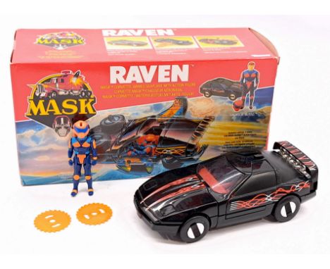 Kenner M.A.S.K. Raven set complete with figure and Instruction, within Good Plus box; Good Plus to Excellent.