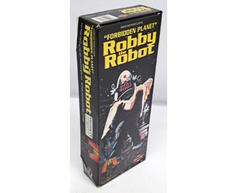 Polar Lights Forbidden Planet Robbie the Robot Chrome All Plastic Model kit - unused contents. Good to Excellent