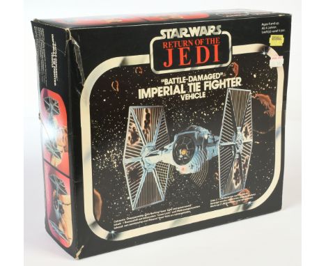 Palitoy Star Wars vintage "Battle Damaged" Imperial Tie Fighter complete with insert &amp; paperwork. Packaging has a tear to