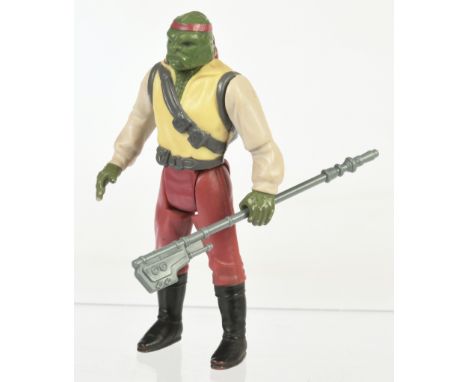 Kenner Star Wars vintage loose Barada Last 17, with staff. Some paint rub. Condition Fair to Good