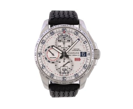  Chopard, Mille Miglia Gran Turismo XL, ref. 8489, a stainless steel wristwatch,   no. 1387860 1781/2008, circa 2008, automat