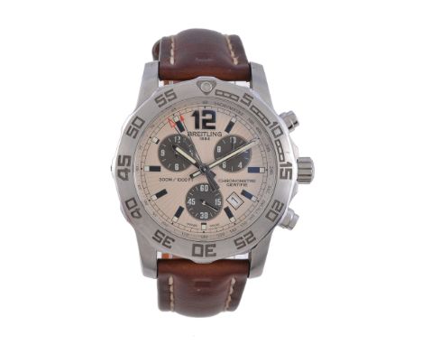  Breitling, Colt Chronograph II, ref. A73387, a stainless steel wristwatch,   no. 1497716, circa 2012, quartz chronograph, si