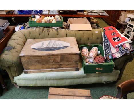 Large Upholstered Chesterfield Sofa in need of restoration 