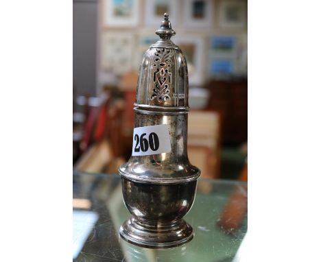 Silver Sugar Cast of Heavy Gauge Sheffield 1895 207g total weight 
