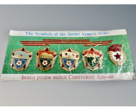 Symbols of the Soviet Army pins