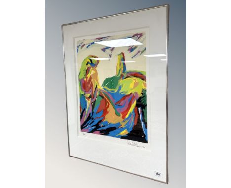 Danish School, contemporary print, signed in pencil, 39 cm x 51 cm 