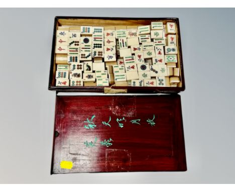 A Mahjong set in box 