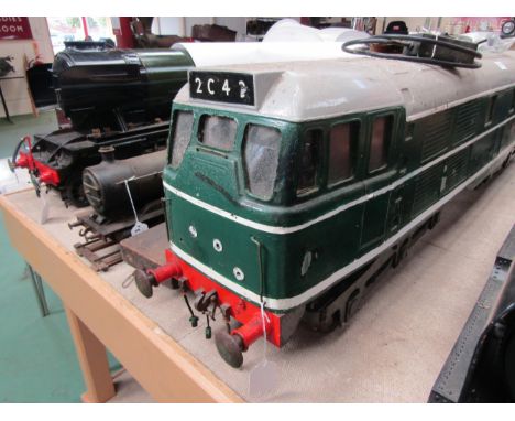 A 5" gauge Class 31 battery electric diesel locomotive, brought new as a kit from Compass House. Runs on two 9 volt car batte