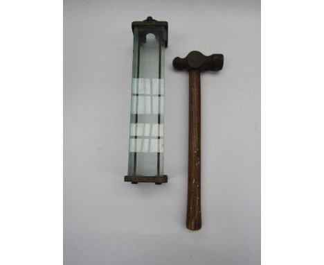 A GER hammer and part steam engine gauge glass proctector 