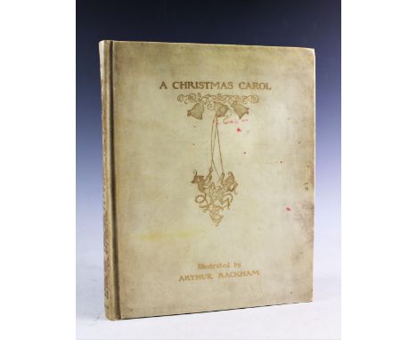 RACKHAM (A), illus, A CHRISTMAS CAROL, by Charles Dickens, limited edition, No 136/500 signed by Arthur Rackham, with twelve 
