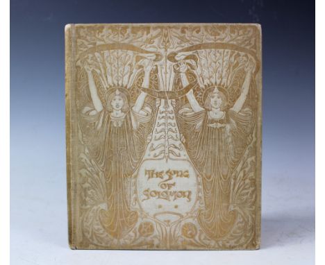 FELL (H. GRANVILLE), illus, THE SONG OF SOLOMON, black and white frontis and twelve other plates, Art Nouveau gilt decorated 