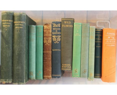 JEKYLL (G), WOOD AND GARDEN, two copies, later editions, 1899 and 1910; STEP (E), WILD FLOWERS, Cursitor Publishing; JEKYLL (