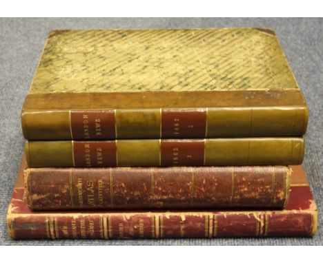 THE ILLUSTRATED LONDON NEWS 1861, 2 vols, profusely illustrated, re-backed 3/4 leather with marbled boards; BELCHER (J), LATE