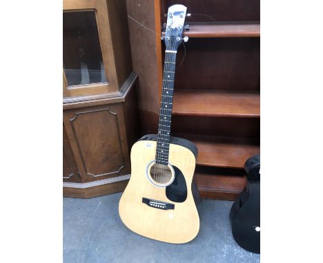 A FENDER 'SQUIRE' ACOUSTIC GUITAR 