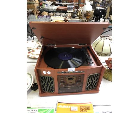 A MODERN RECORD PLAYER 