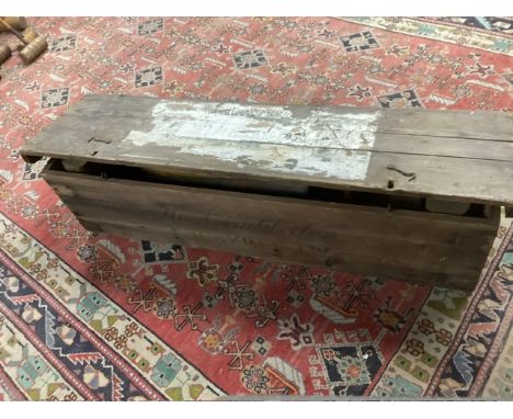F H Ayres Wimbledon London ; Antique English country house Edwardian croquet set with mallets hops balls etc all contained in