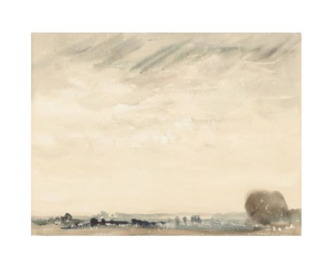 ALFRED WILLIAM RICH (BRITISH 1856–1921)
A landscape sketch at St Ives, 1919
Watercolour
19.5 x 26cm (7 3/4 x 10in)

Inscribed