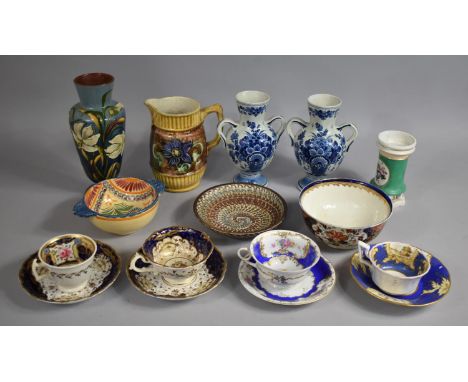 A Collection of Various 19th Century and 20th Century Ceramics to Comprise Porcelain Tea Cups and Saucers, Vase, Royal Crown 