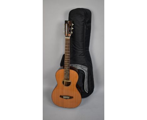 A Tanglewood Java Acoustic Guitar Model TWJPE, Complete with Padded Carry Case 