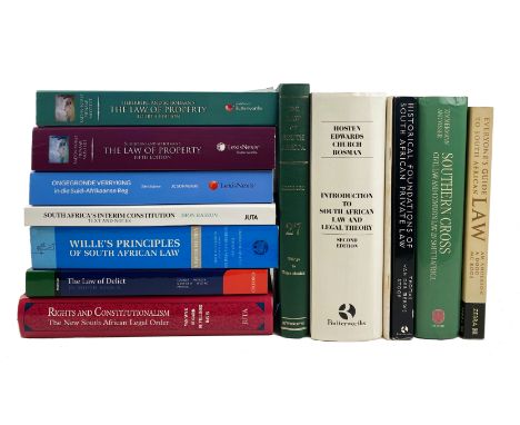 SOUTH AFRICA -- HOSTEN, W.J., (a.o.). Introduction to South African law and legal theory. 2nd ed. (&amp;) General index. (199