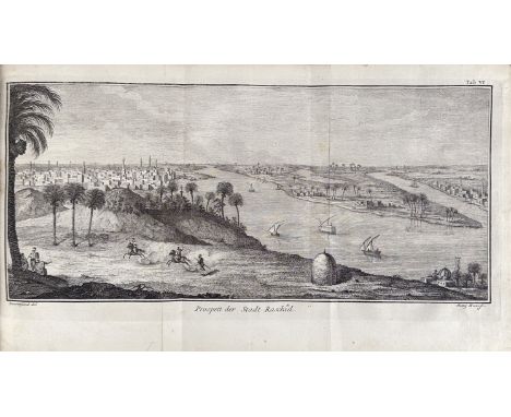 MARITIME HISTORY - TRAVELLING -- NIEBUHR, C. Reisebeschreibung nach Arabien un andern umliegenden Ländern. Vols. 1 &amp; 2. K