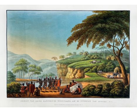 SOUTH AFRICA -- HOWEN, O.Chr. v.d. &amp; J. SMIES. Zuidafrikaansche gezichten. Amst., Maaskamp, n.d. (1811). 1 letterpress le