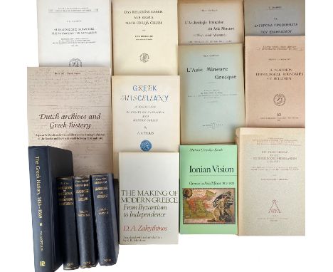 GREECE -- VACALOPOULOS, A.E. The Greek nation, 1453-1669. The cultural and economic background of modern Greek society. (1976