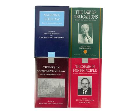 FESTSCHRIFTEN -- BIRKS, P. &amp; A. PRETTO, eds. Themes in comparative law. In honour of B. Rudden. (2002). Obrds. w. dust-j.