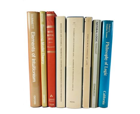 LOGIC -- DUMMETT, M. Elements of intuitionism. (1978). Obrds. w. dust-j. -- J. BRIDGE. Beginning model theory. 1977. Obrds. w