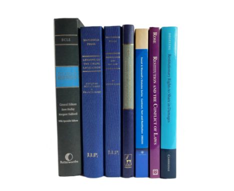 RESTITUTION &amp; UNJUST ENRICHMENT -- HEDLEY, S. &amp; M. HALLIWELL, eds. The law of restitution. (2002). Ocl. -- P. BIRKS &