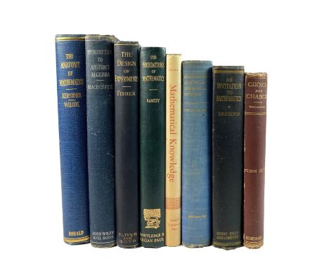 MATHEMATICS -- RAMSEY, F.P. The foundations of mathematics. Ed. by R.B. Braithwaite. (3rd impr. 1954). Ocl. -- R.A. FISHER. T