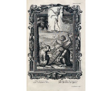 SCHEUCHZER, J.J. Geestelyke natuurkunde. In 't Nederlands vert. (d. F.H.J. v. Halen). Versierd met byschriften in poëzy, d. G