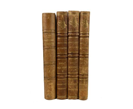 LAW -- ARISTARCHI, G. Législation ottomane. Recueil de lois, réglements, ordonnances, traités, capitulations et autres docume