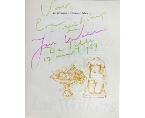 WOLKERS, J. 22 sprookjes, verhalen en fabels. Amst., De Bezige Bij, 1985. 117, (2) pp. W. ill. Sm-4°. Owrps.NOTE: Copy with h