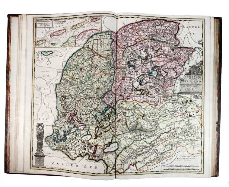 ATLASES -- SCHOTANUS À STERRINGA, B. Uitbeeldinge der Heerlijkheit Friesland. Zoo in 't algemeen als in haare 30 bijzondere G
