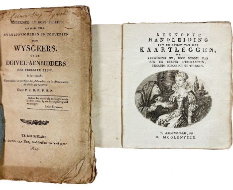 HOROSCOPY -- BEKNOPTE HANDLEIDING tot de kunst van het kaartleggen, of aanwijzing om, door middel van zes en dertig speelkaar
